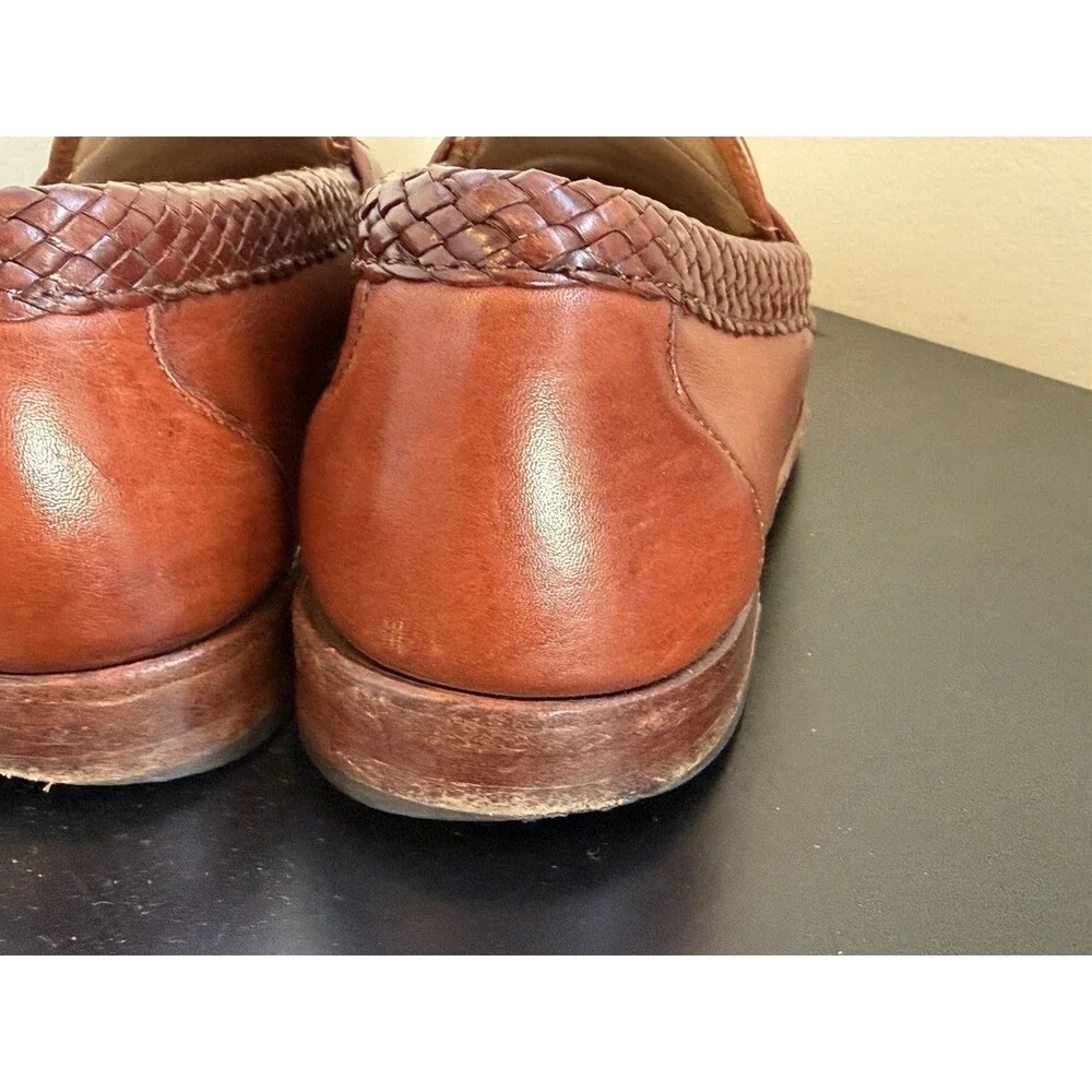 Allen Edmonds Maxfield Men's Sz 8.5 D  Woven Tassel Loafer made in USA Casual